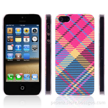 Hand Carved Workshop, Cellular Phone Cover for iPhone 5, Coloured Diamond Coloured Drawing or Pattern